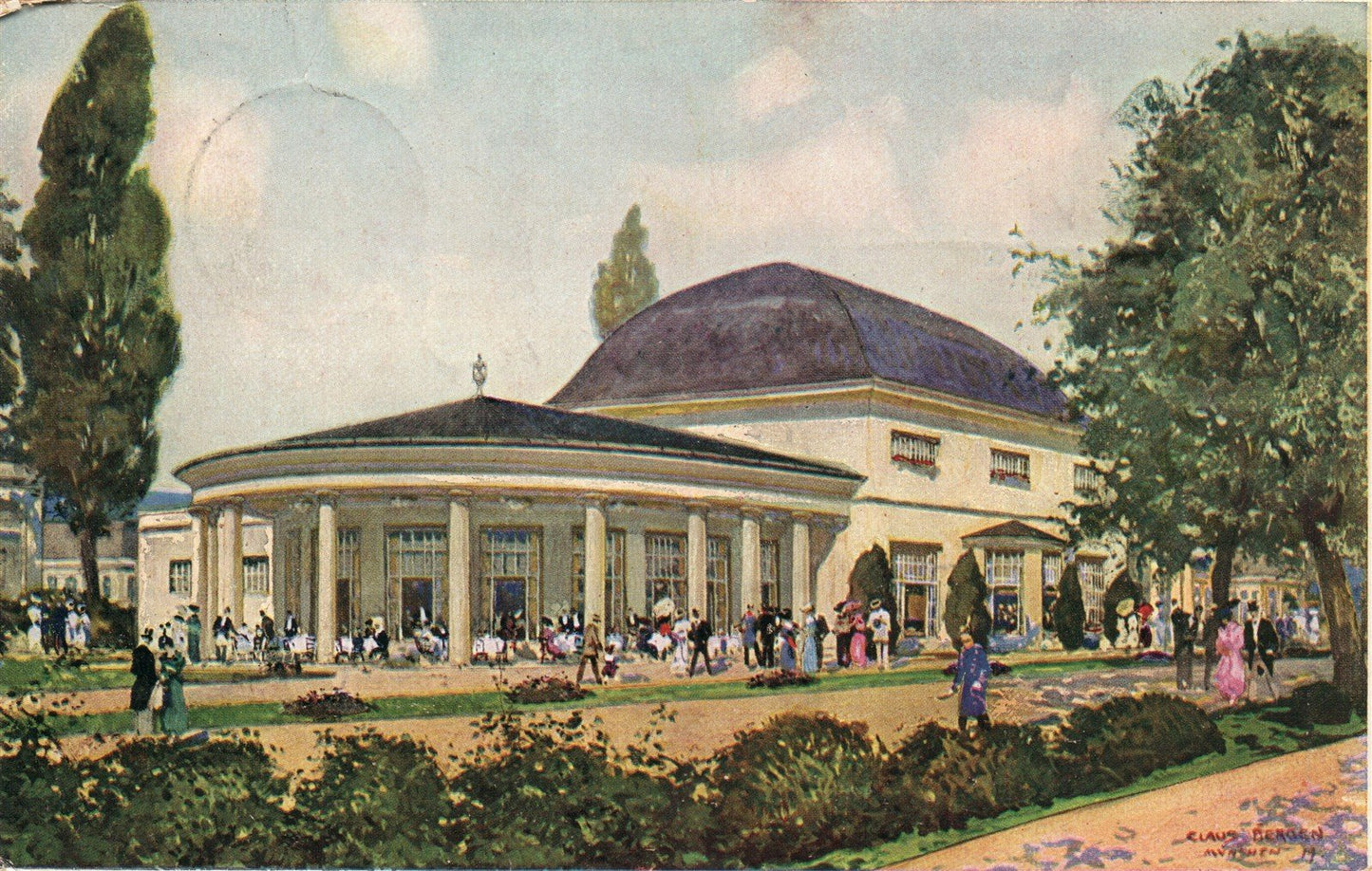 GERMANY KOLN WERKBUND EXHIBITION OFFICIAL ANTIQUE POSTCARD