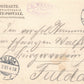 GERMANY REICHELSHEIM GOLDENEN ENGEL KARTENSAAL ANTIQUE POSTCARD
