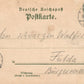 GERMANY GRUSS AUS DEM FRANCISKANER 1902 ANTIQUE POSTCARD