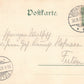 GERMANY GRUSS AUS BERNCASTEL 1902 ANTIQUE POSTCARD