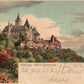 GERMANY SCHLOSS WERNIGERODE 1902 ANTIQUE POSTCARD