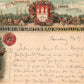 GERMANY HAMBURG 1897 GENERAL HORTICULTURAL EXHIBITION ANTIQUE POSTCARD