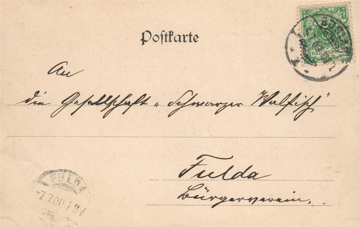 GERMANY GOSLAR ZUM ACHTERMAN ANTIQUE POSTCARD