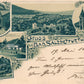 GERMANY GRUSS AUS BAD SALZDETFURTH 1899 ANTIQUE POSTCARD
