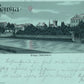 GERMANY GRUSS AUS HANAU GROSS STEINHEIM 1899 ANTIQUE POSTCARD