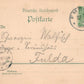 GERMANY BORKUM 1899 ANTIQUE POSTCARD
