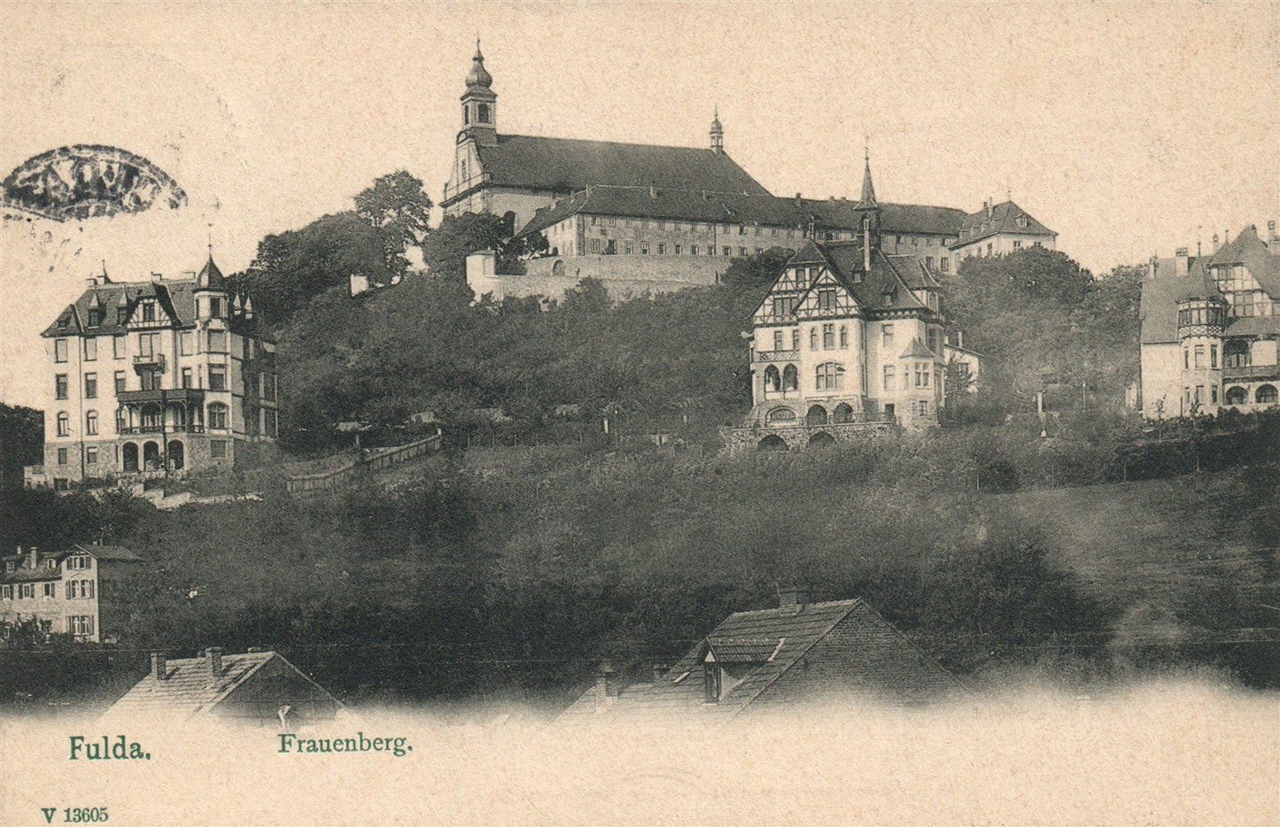 GERMANY FULDA FAUENBERG ANTIQUE POSTCARD