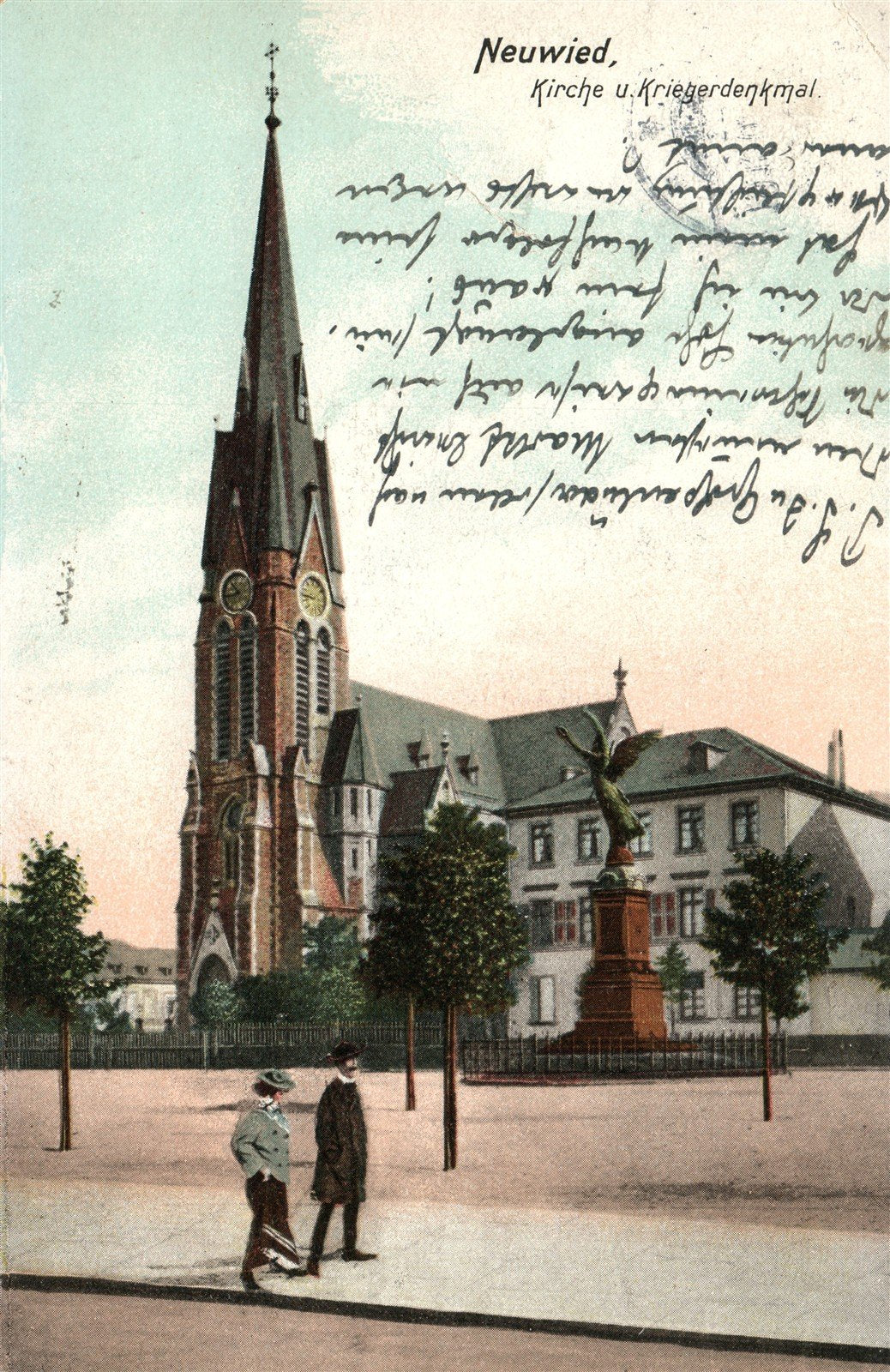GERMANY NEUWIED ANTIQUE POSTCARD