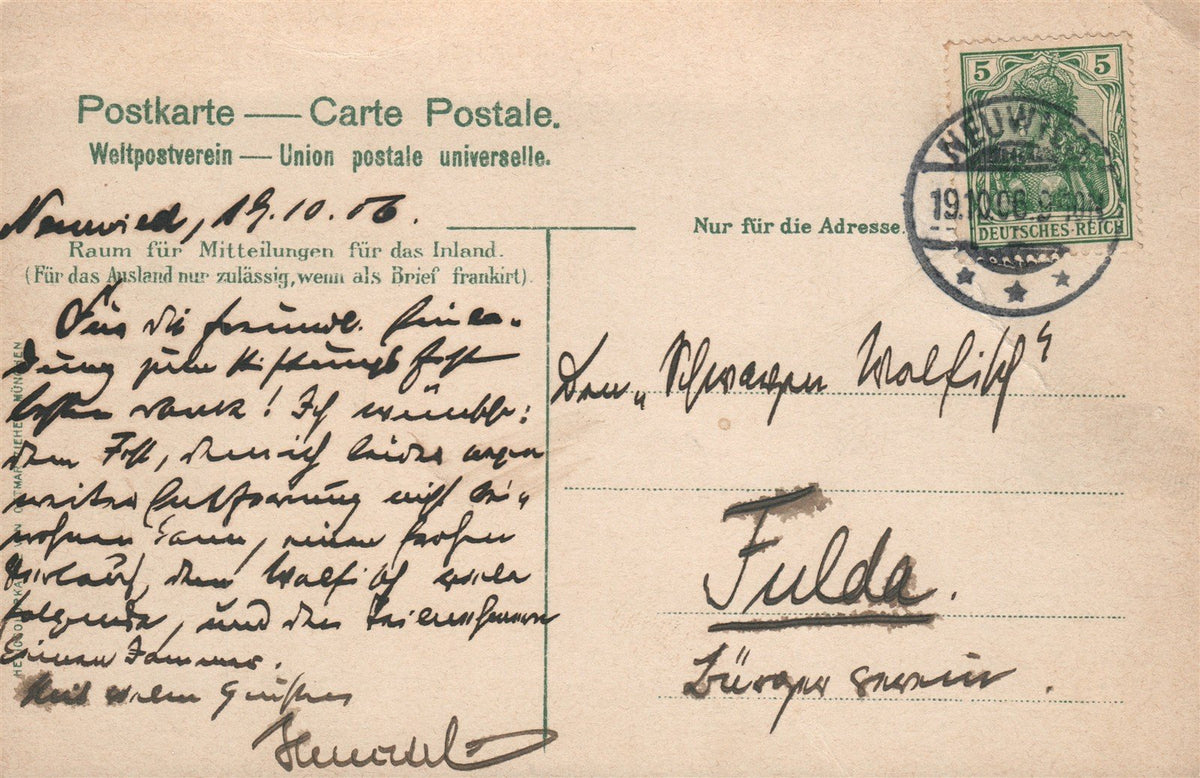 GERMANY NEUWIED ANTIQUE POSTCARD