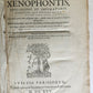 1625 XENOPHON Philosophi et Imperatoris Clarissimi FOLIO GREEK & LATIN antique