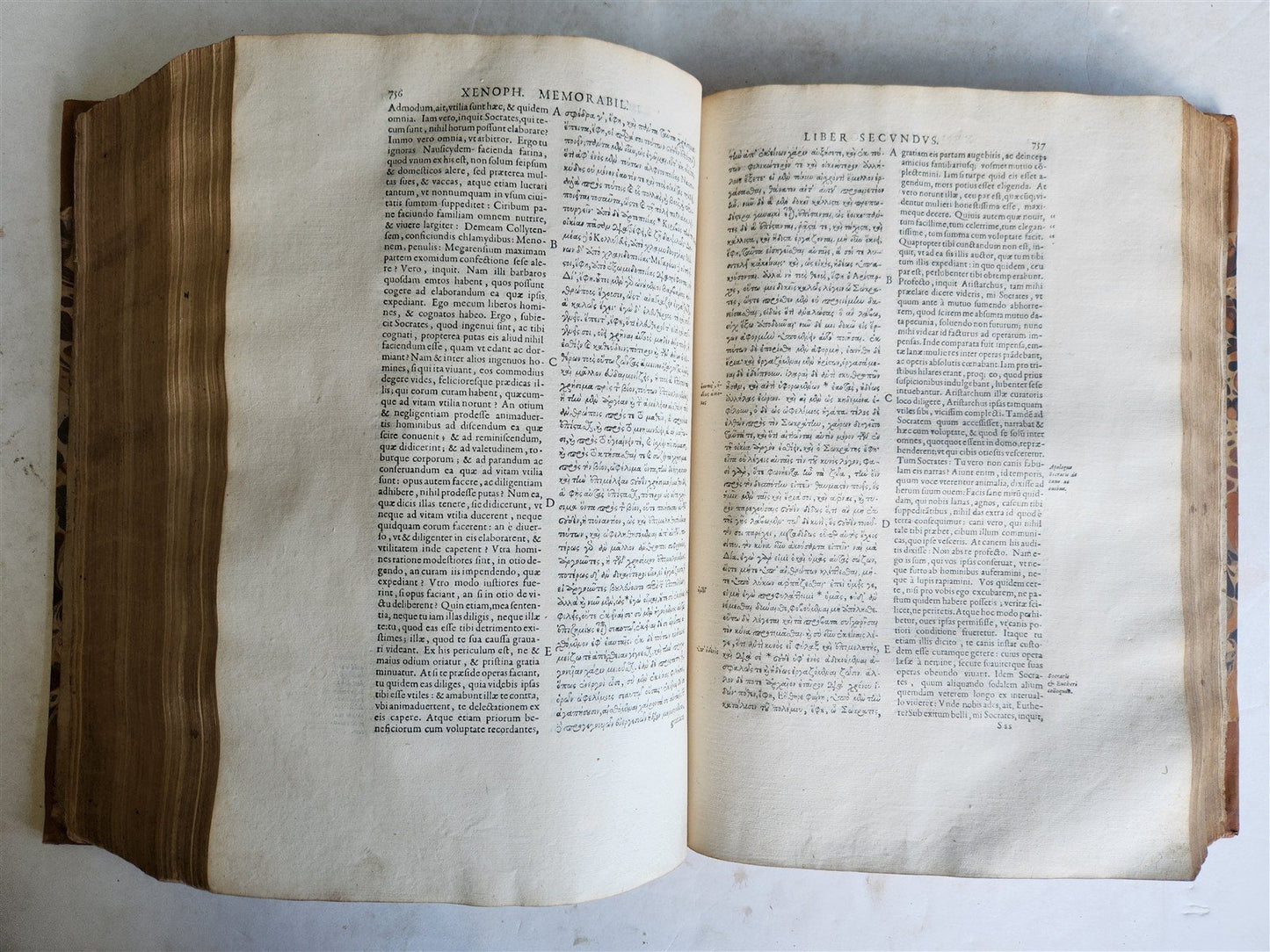 1625 XENOPHON Philosophi et Imperatoris Clarissimi FOLIO GREEK & LATIN antique