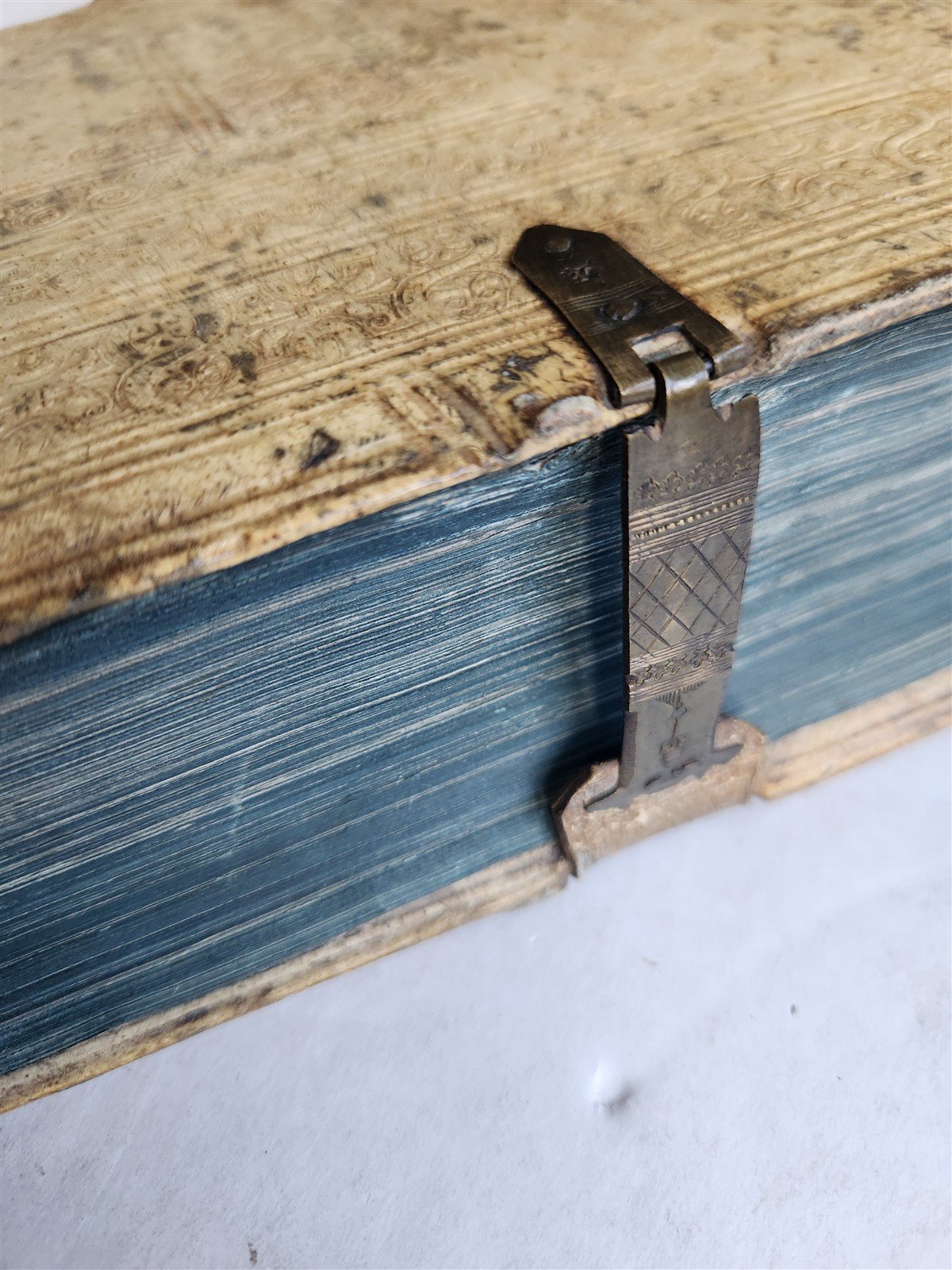 1646 BIBLE EXEGESIS of BOOK of JOB PIGSKIN BOUND FOLIO antique PLANTIN PRESS