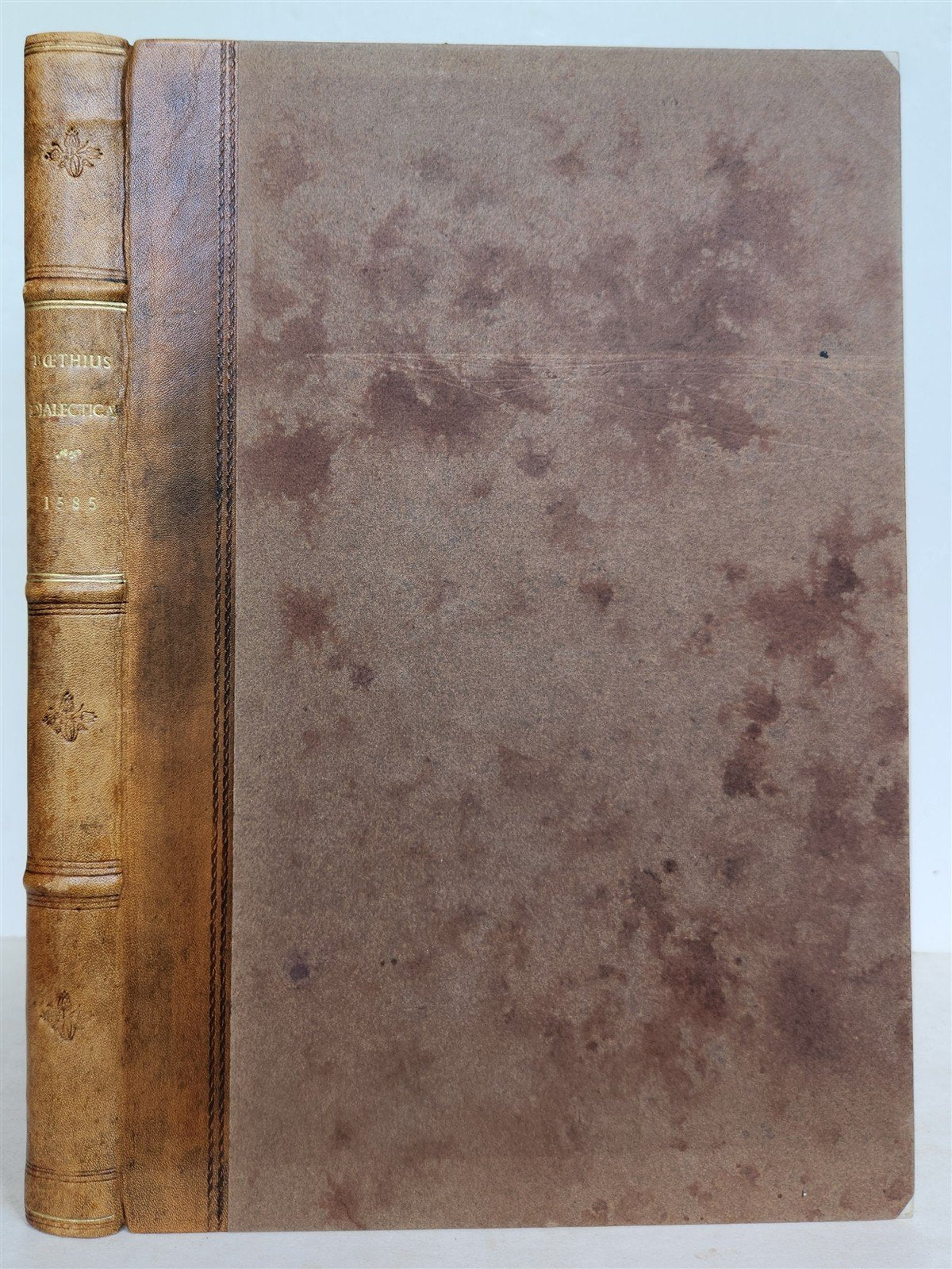 1585 ARISTOTELIS DIALECTICA by Manlius Boethius FOLIO antique Gryphius Press