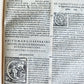 1585 ARISTOTELIS DIALECTICA by Manlius Boethius FOLIO antique Gryphius Press