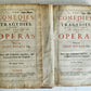 1701 JOHN DRYDEN Comedies Tragedies & Operas 2 FOLIO VOLUMES antique in ENGLISH