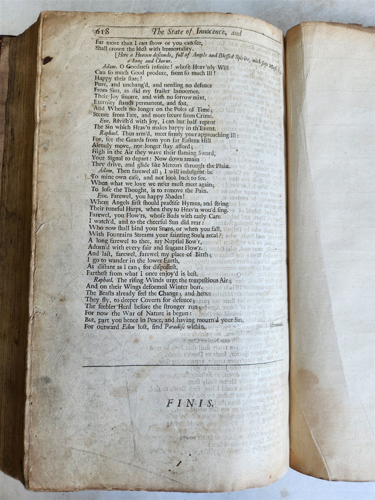 1701 JOHN DRYDEN Comedies Tragedies & Operas 2 FOLIO VOLUMES antique in ENGLISH