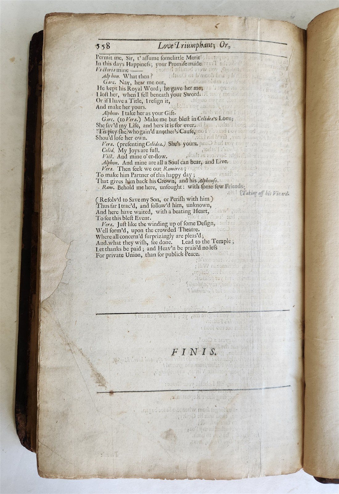 1701 JOHN DRYDEN Comedies Tragedies & Operas 2 FOLIO VOLUMES antique in ENGLISH