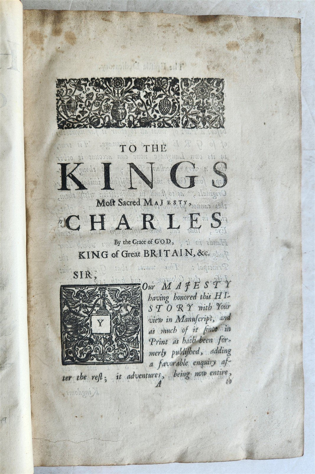 1647 HISTORY of CIVIL WARS in FRANCE by Henrico Davila FOLIO antique in ENGLISH