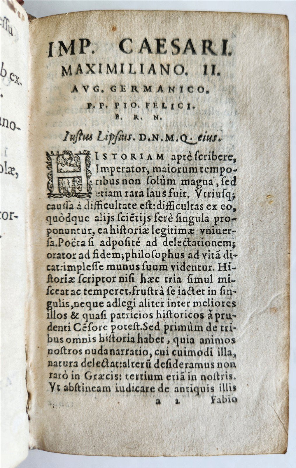 1584 TACITUS Opera Omnia GRYPHIUS PRESS ORIGINAL 16th CENTURY BINDING antique