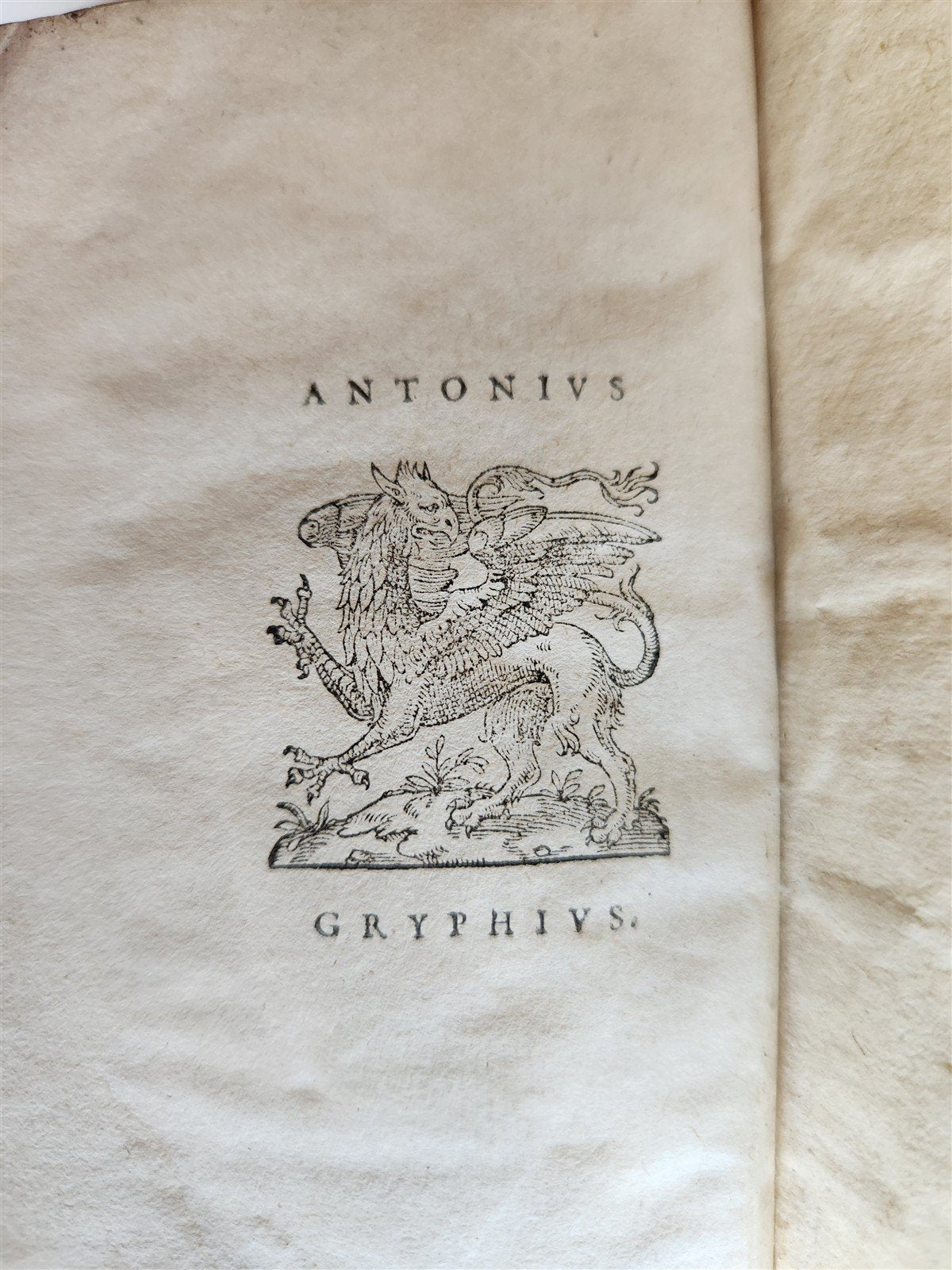 1584 TACITUS Opera Omnia GRYPHIUS PRESS ORIGINAL 16th CENTURY BINDING antique