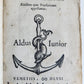 1571 ALDINE PRESS LATIN EPISTLES by Paolo Manuzio 16th CENTURY antique VELLUM