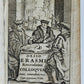 1677 ERASMUS Colloquia nunc emendatiora ELZEVIR PRESS antique VELLUM BINDING