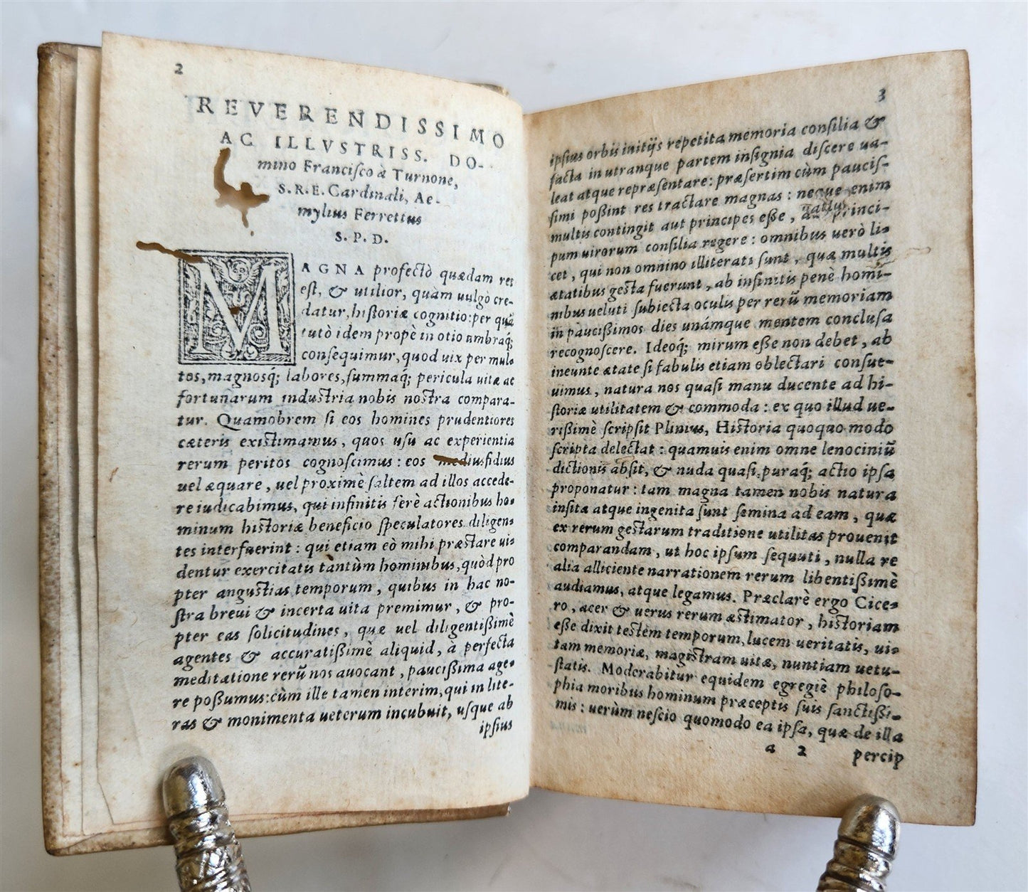1559 TACITUS Annalium antique VELLUM BINDING Sebastian Gryphius Press