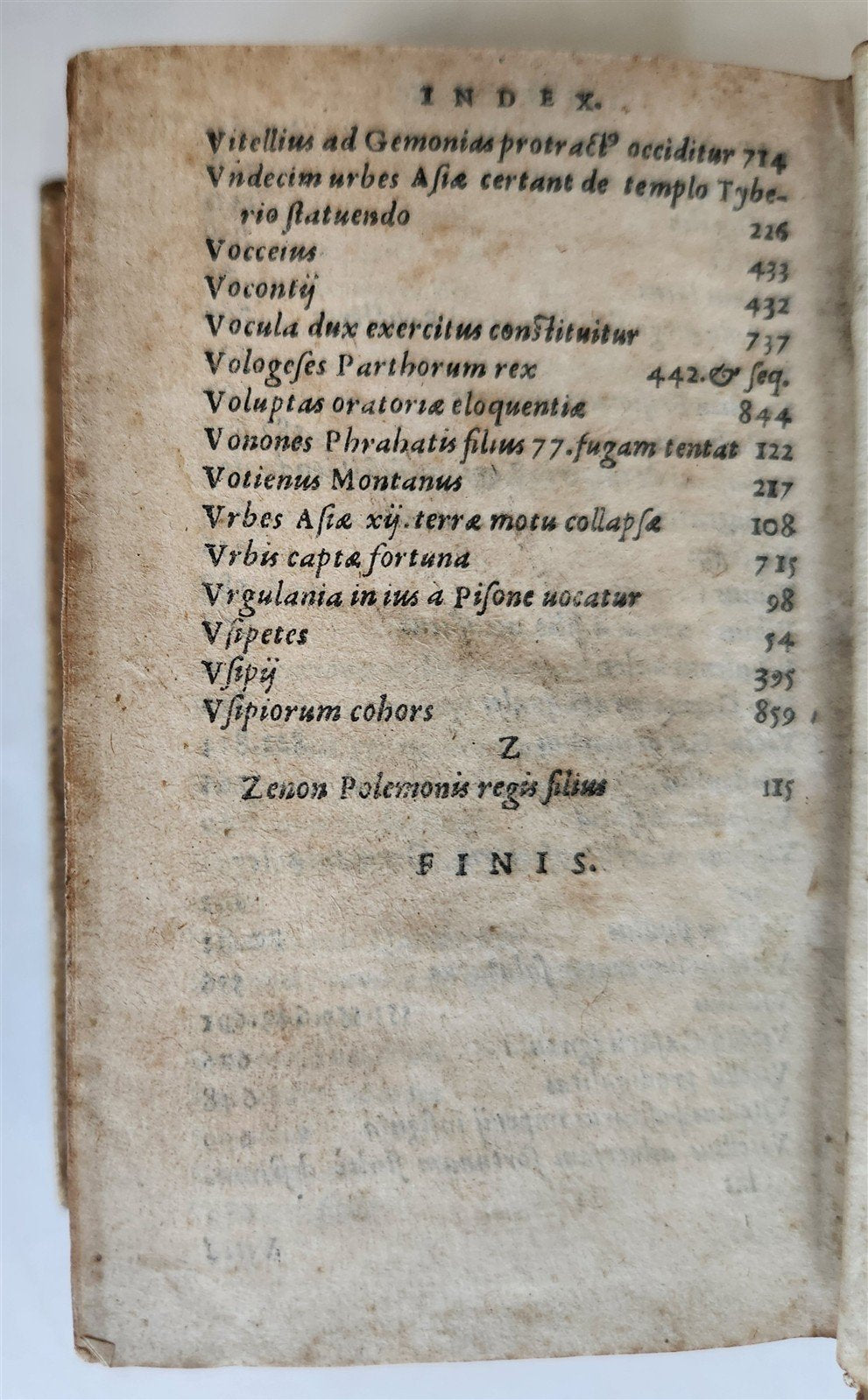 1559 TACITUS Annalium antique VELLUM BINDING Sebastian Gryphius Press