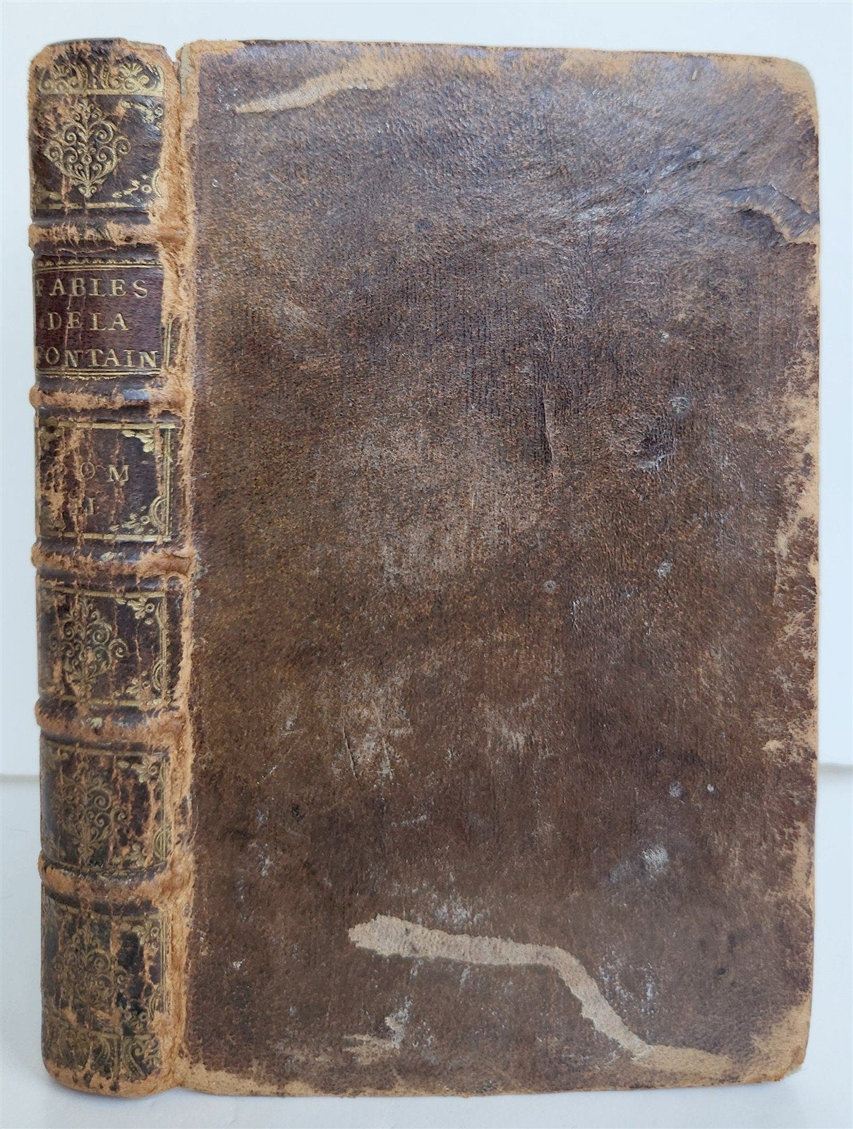 1698 FABLES by LA FONTAINE antique FULLY ILLUSTRATED EARLY EDITION