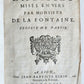 1698 FABLES by LA FONTAINE antique FULLY ILLUSTRATED EARLY EDITION