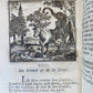 1698 FABLES by LA FONTAINE antique FULLY ILLUSTRATED EARLY EDITION