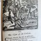 1698 FABLES by LA FONTAINE antique FULLY ILLUSTRATED EARLY EDITION