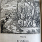 1698 FABLES by LA FONTAINE antique FULLY ILLUSTRATED EARLY EDITION