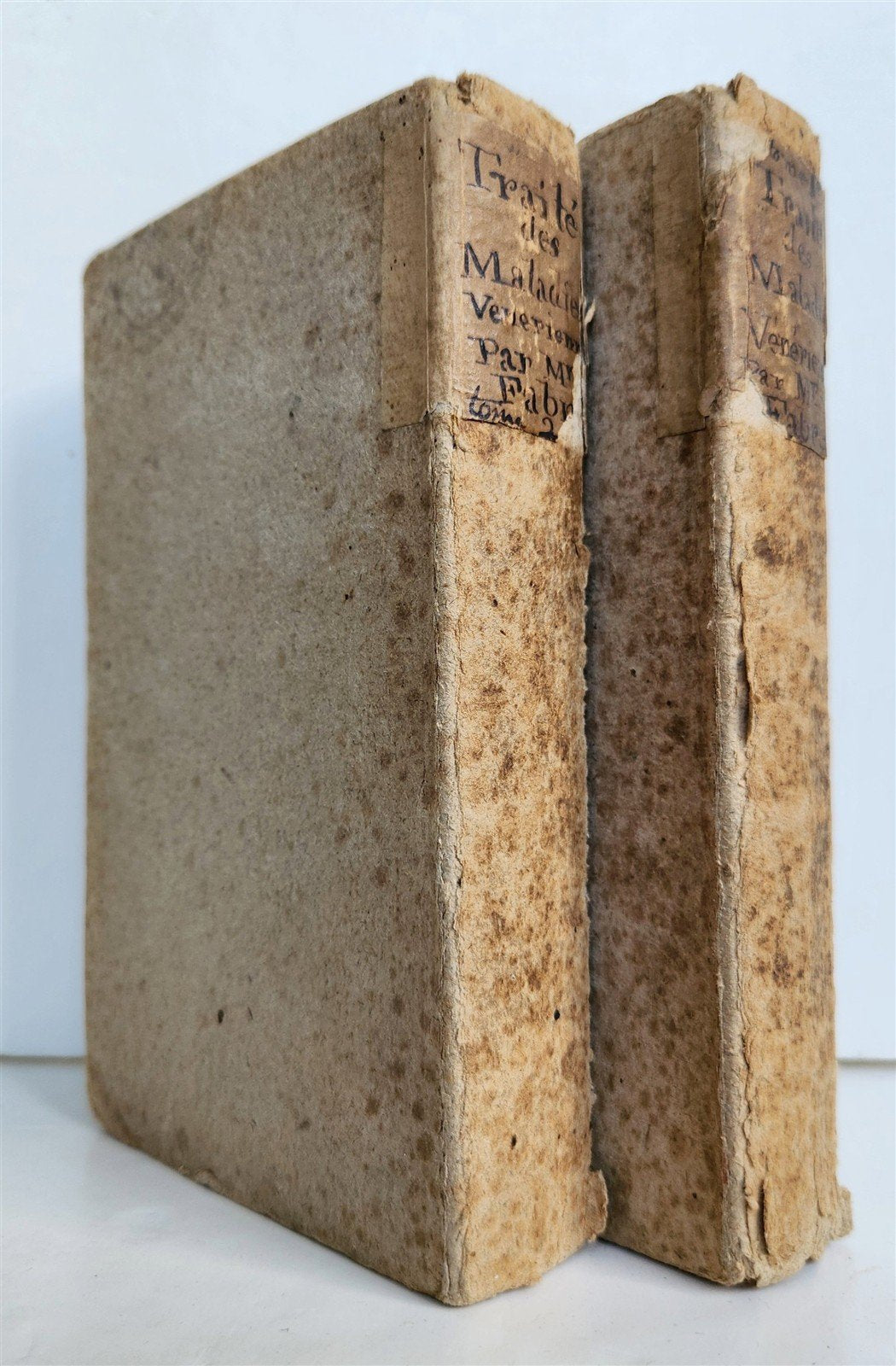 1765 MEDICAL TREATISE on VENEREAL DISEASES antique 2 VOLUMES in FRENCH