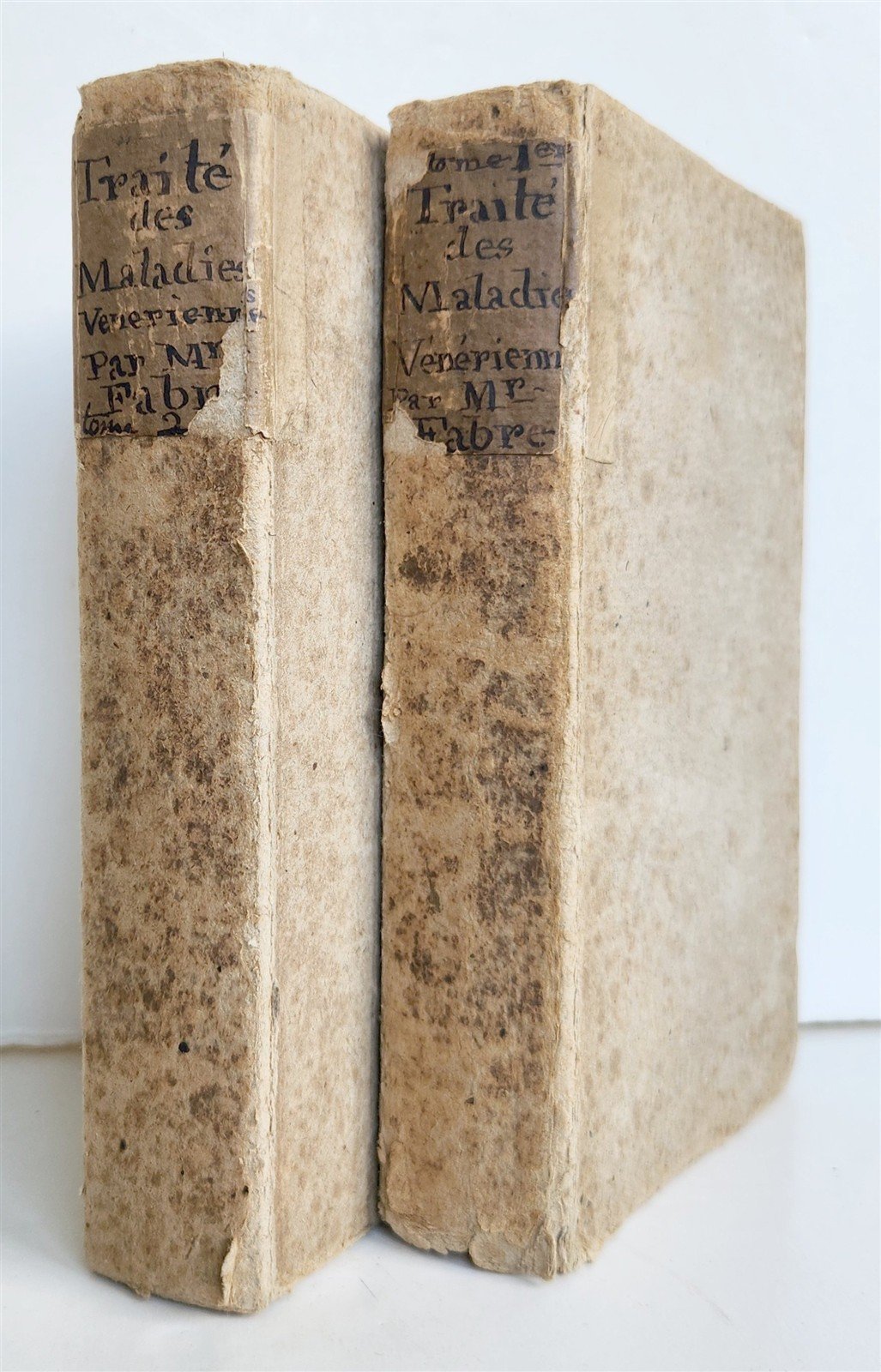 1765 MEDICAL TREATISE on VENEREAL DISEASES antique 2 VOLUMES in FRENCH