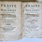 1765 MEDICAL TREATISE on VENEREAL DISEASES antique 2 VOLUMES in FRENCH