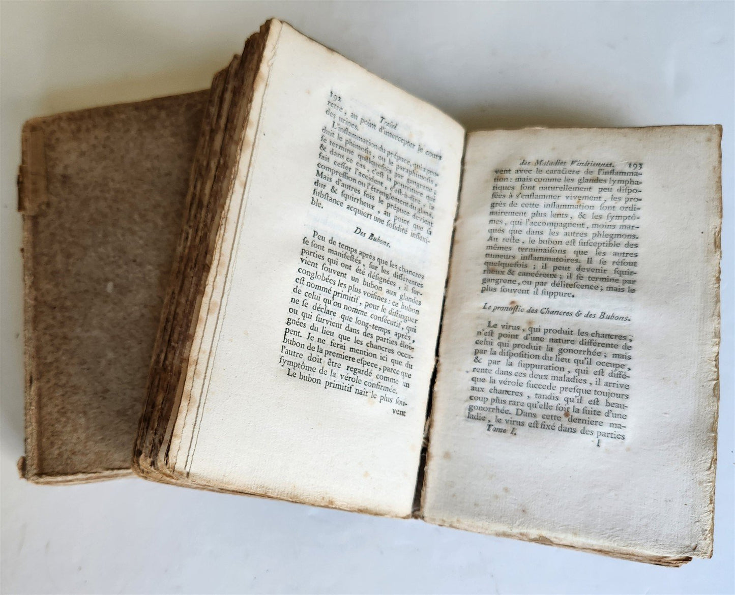 1765 MEDICAL TREATISE on VENEREAL DISEASES antique 2 VOLUMES in FRENCH