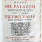 1713 SERMONS of PIETRO VALLE in ITALIAN antique VELLUM BINDING