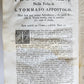 1713 SERMONS of PIETRO VALLE in ITALIAN antique VELLUM BINDING