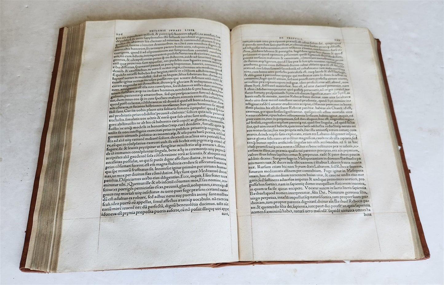 1561 PHILO OF ALEXANDRIA Judaica FOLIO antique Philonis Iudaei Scriptoris