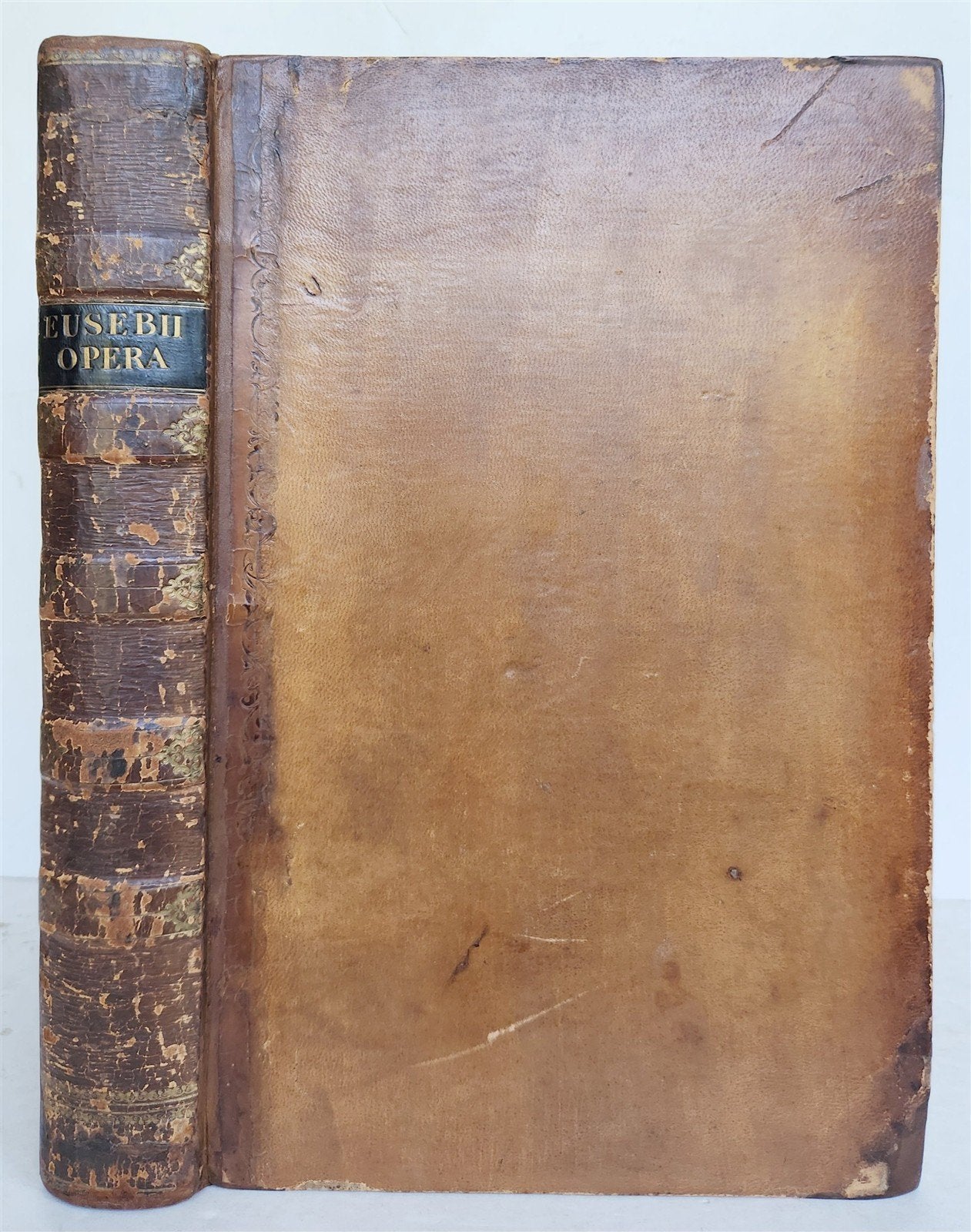 1587 EUSEBIUS CHRISTIAN HISTORY & BIOGRAPHY OF EMPEROR CONSTANTINE FOLIO antique