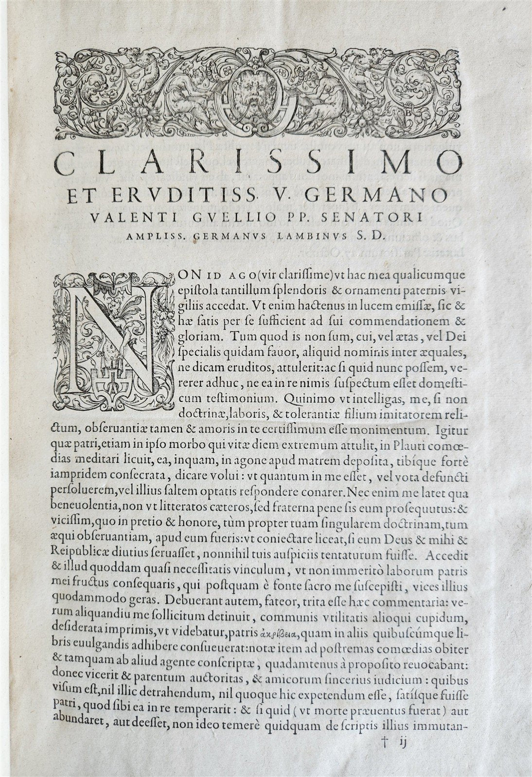 1577 COMEDIES by PLAUTUS Ex Fide, Atque Auctoritate FOLIO antique 16th CENTURY