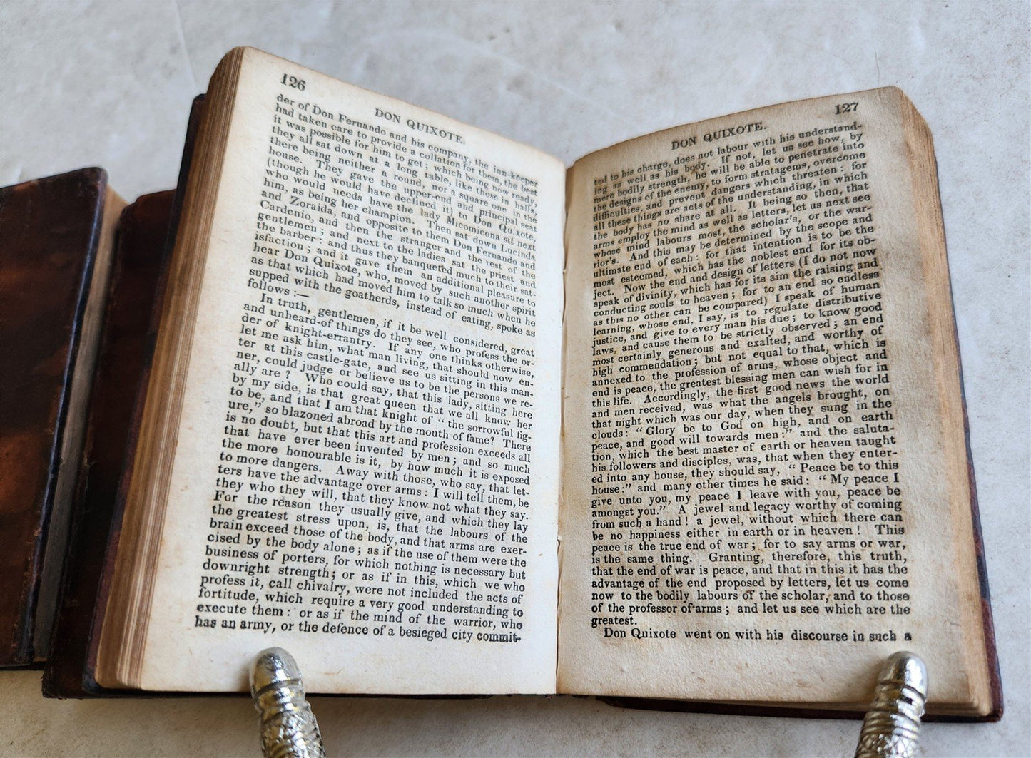 1828 DON QUIXOTE by CERVANTES antique AMERICAN EDITION