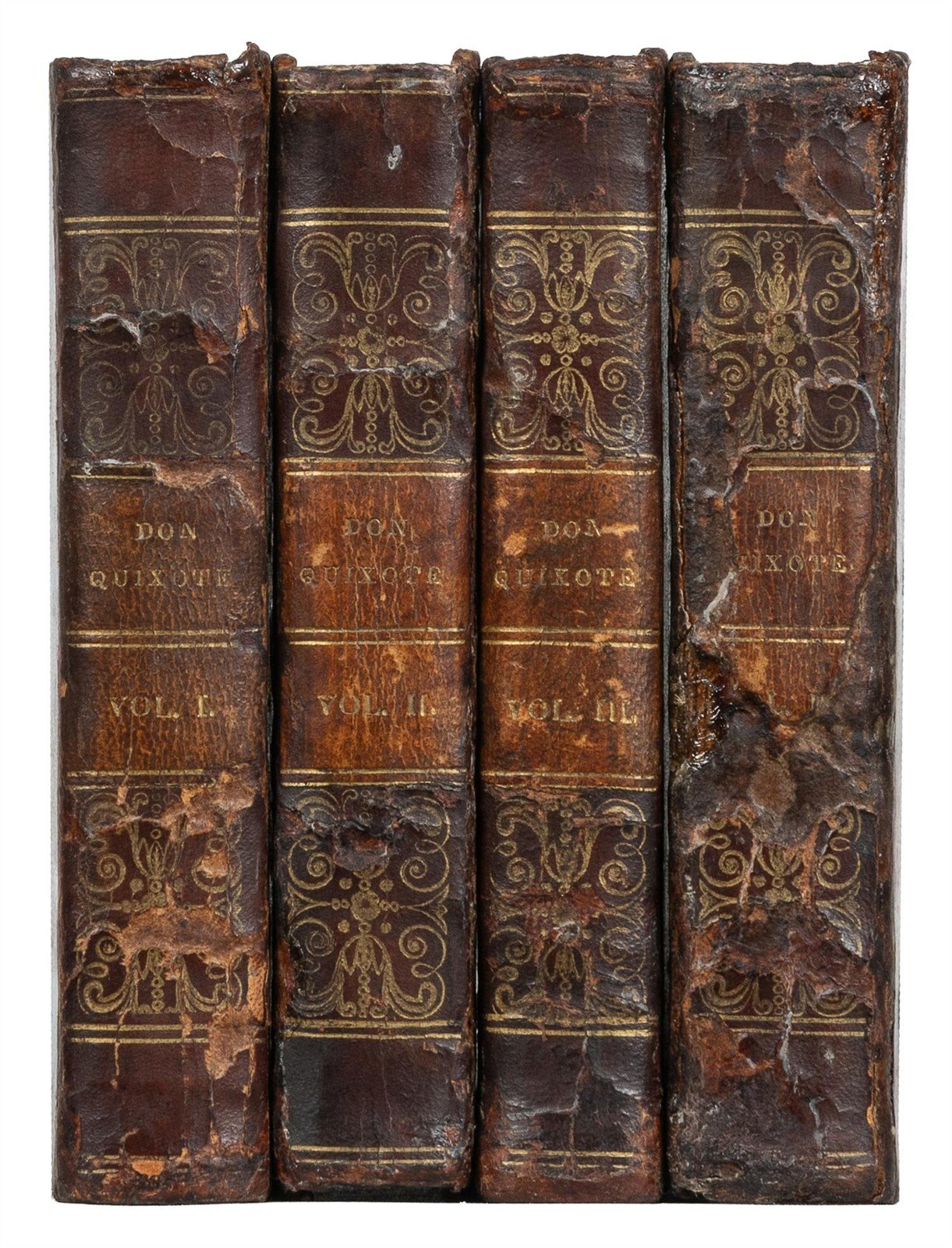 1828 DON QUIXOTE by CERVANTES antique AMERICAN EDITION