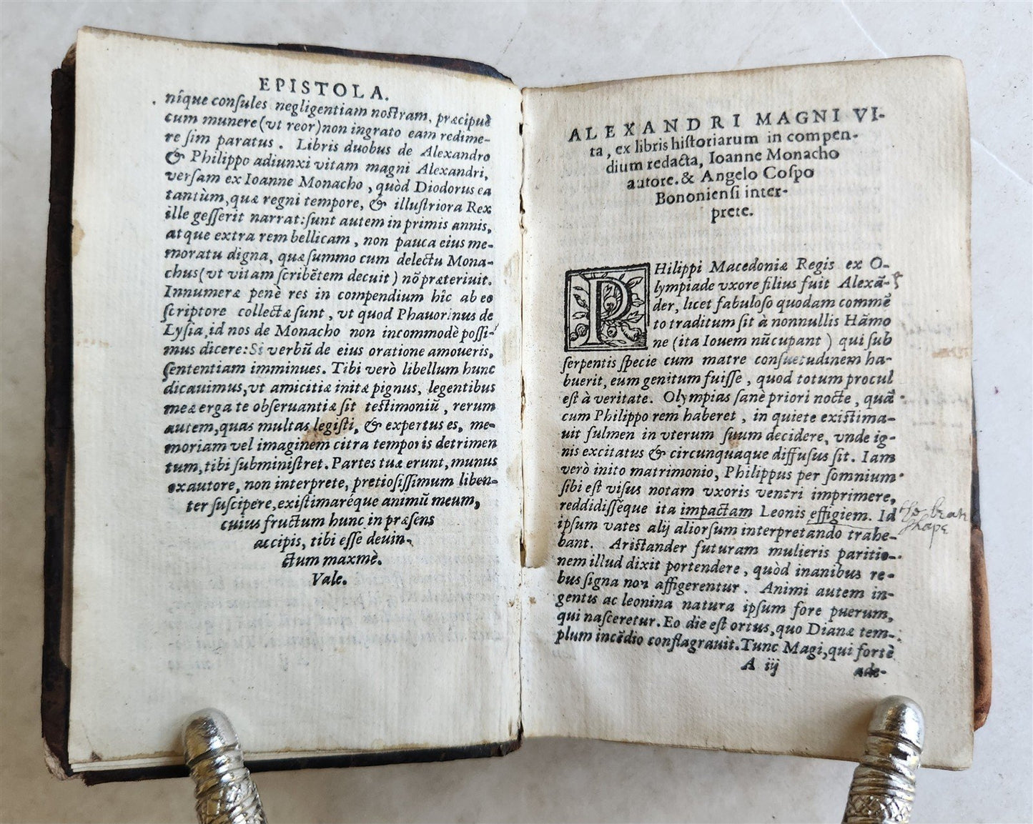 1579 BIOGRAPHY OF ALEXANDER THE GREAT BY ROMAN HISTORIAN CURTIUS antique