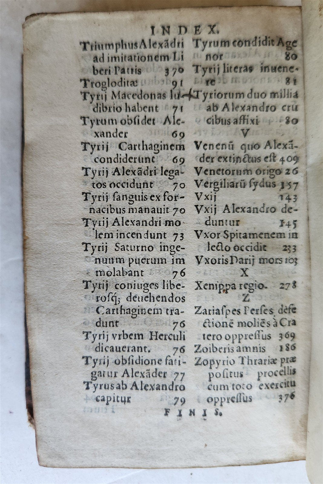 1579 BIOGRAPHY OF ALEXANDER THE GREAT BY ROMAN HISTORIAN CURTIUS antique