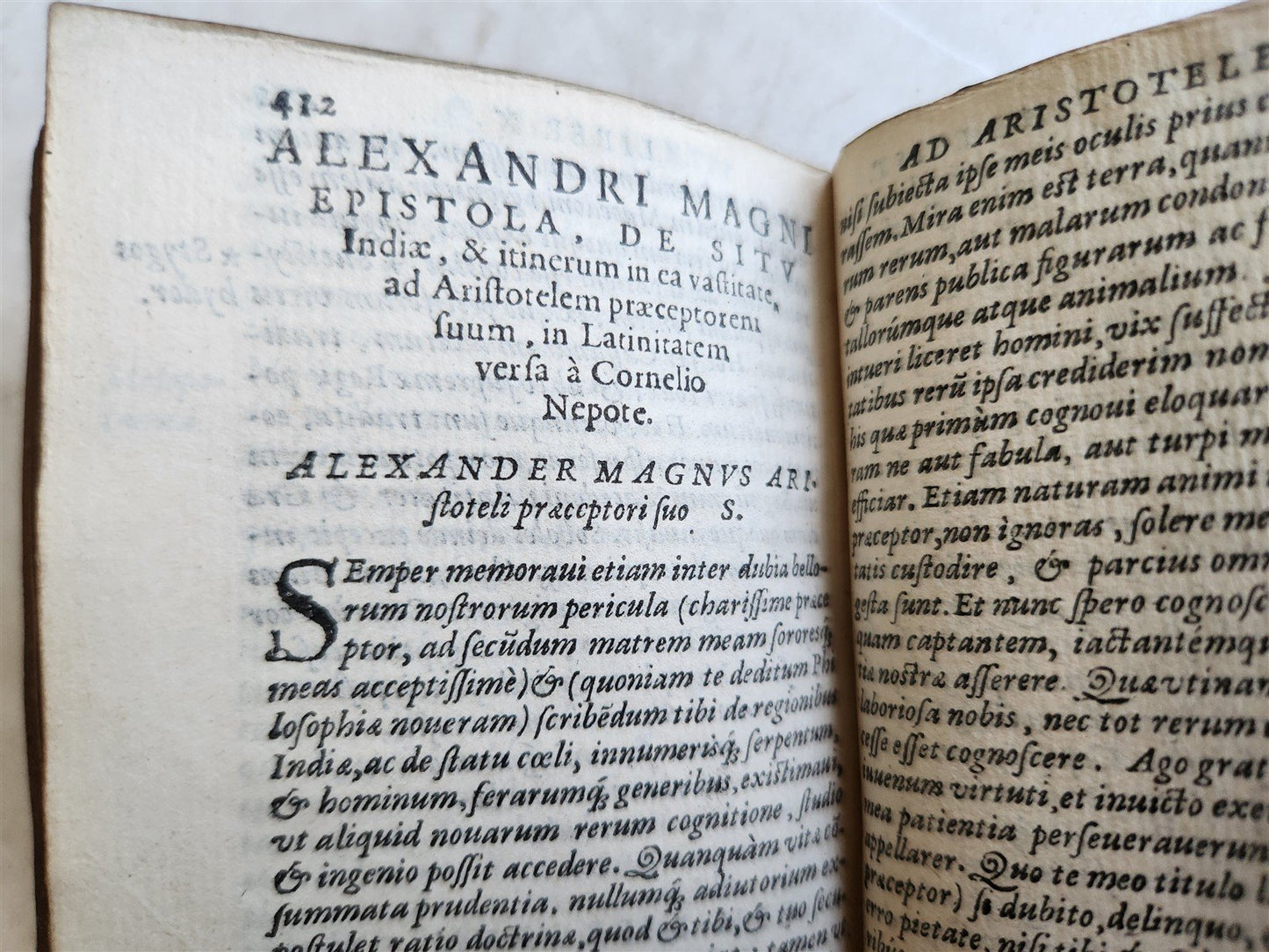 1579 BIOGRAPHY OF ALEXANDER THE GREAT BY ROMAN HISTORIAN CURTIUS antique