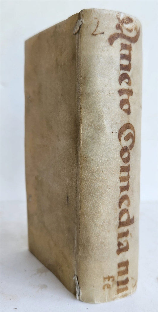 1586 Giovanni BOCCACCIO comedies & Luigi GROTO in ITALIAN antique