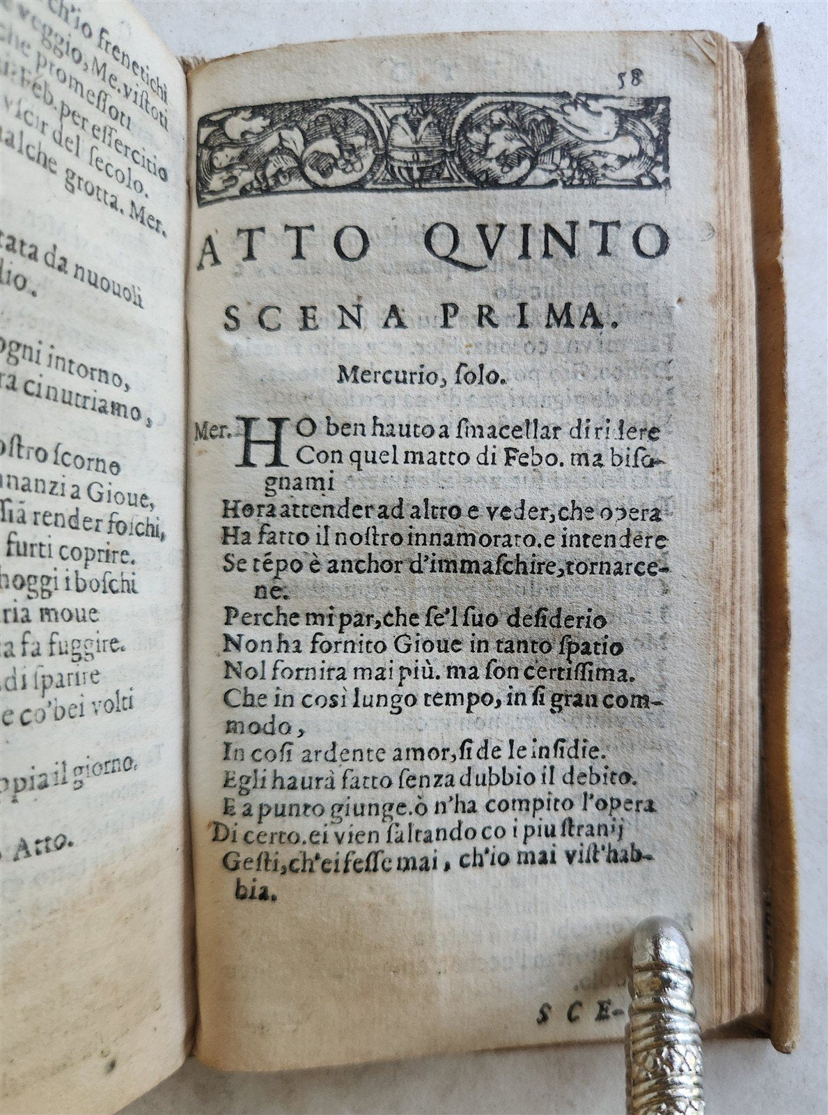 1586 Giovanni BOCCACCIO comedies & Luigi GROTO in ITALIAN antique