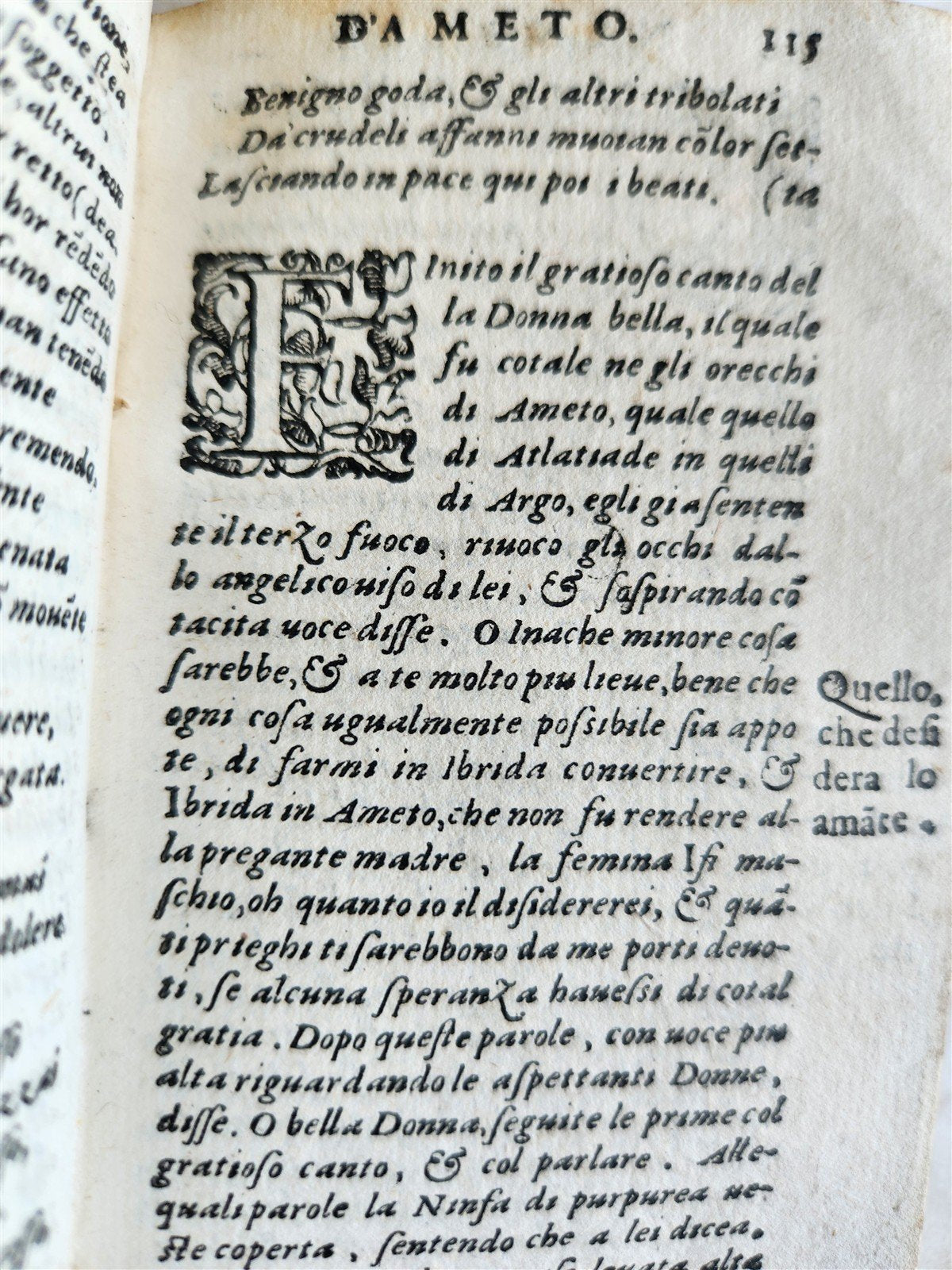 1586 Giovanni BOCCACCIO comedies & Luigi GROTO in ITALIAN antique